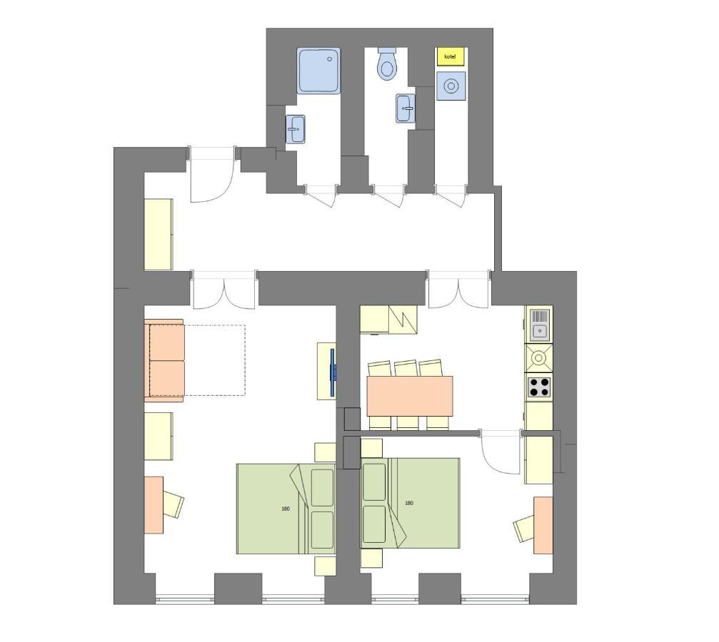 Apartmán Modern And Spacious In Center